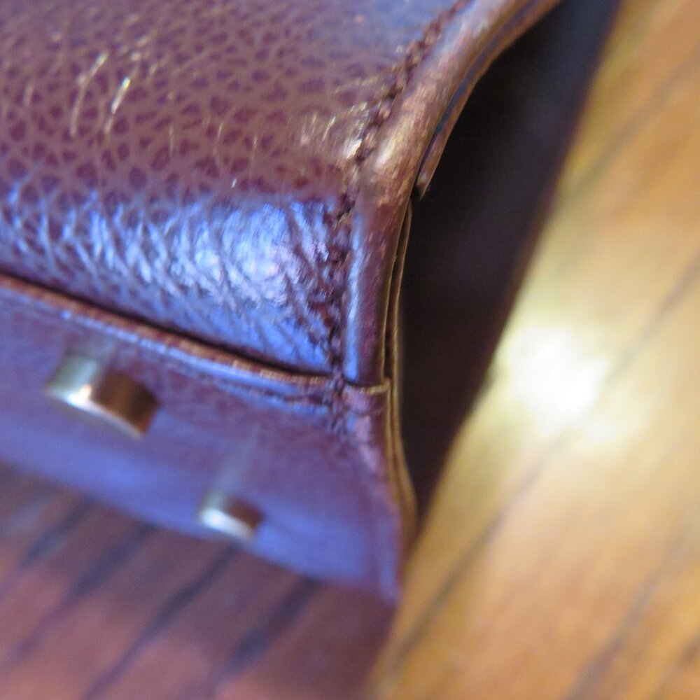 💅🏼 RARE ITALY Coach 4417 Madison Biltmore VTG EUC Top Handle Mahogany ☀️😻 - Picture 14 of 16